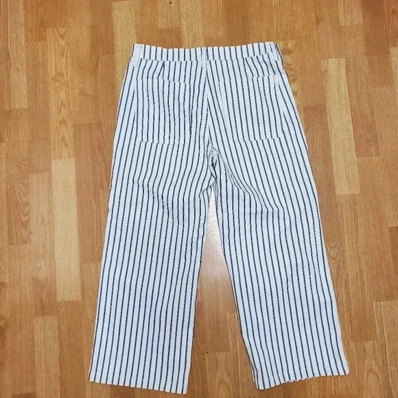 JCrew Slim wide-leg jean in stripe 31 - Picture 7 of 8